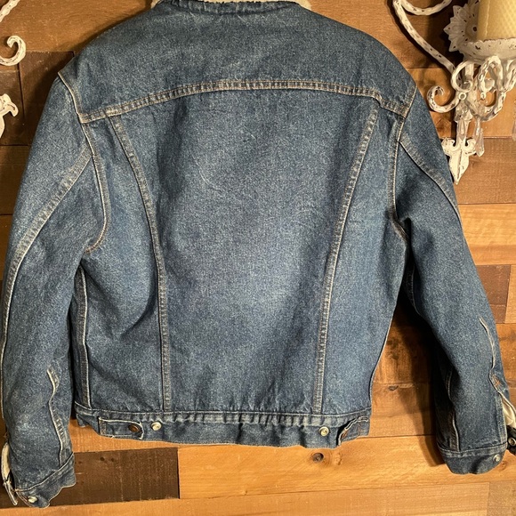 Levi's Cream Sherpa Jacket - Picture 5 of 5